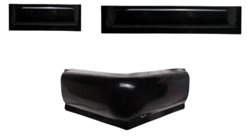 Bootskiste Stegfender/Boxenfender schwarz (50 cm)