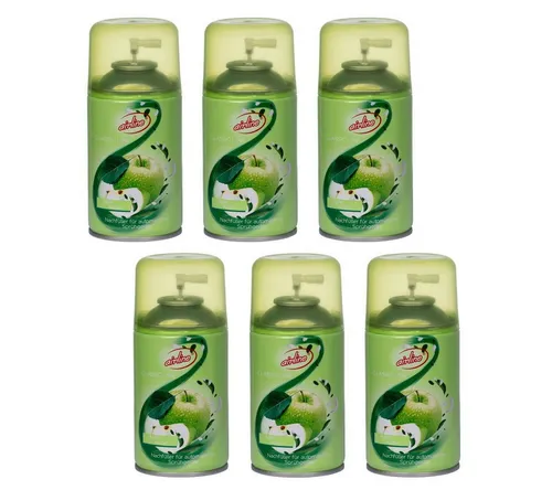 Laro Premium Airline Apfel Raumduftspray Nachfüller 48 Stück - Kompatibel mit Air Wick & Glade Duftspendern – Langanhaltender Apfelduft für bis zu 60 Tage. Profitieren Sie von attraktiven Mengenrabatten und schaffen Sie eine einladende Atmosphäre in Ihrem Zuhause oder Büro.