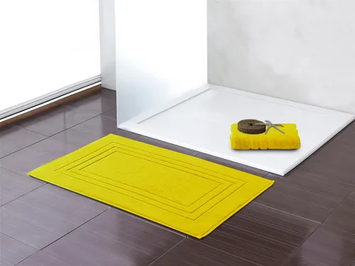 2er Set Duschvorleger 50x70cm – Frottee Badvorleger 100% Baumwolle – Badvorleger