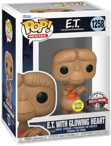 Funko Sammelfigur E.T. The Extra-Terrestrial 40Th Anniversary E.T Exclusive #1258 - Spielfiguren – Exklusive 40-Jahre Jubiläumsfigur von E.T., ideal für Sammler und Fans des Klassikers.