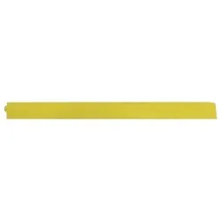 Miltex 16123W Randleiste 965 x 65 x 17mm Gelb - Randleiste für Bodenschutzmatte, Modul-System, sorgt für einen sauberen Übergang und schützt vor Abnutzung. Ideal für Werkstätten.
