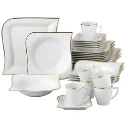 Kombiservice Goldline 30tlg. für 6 Personen von van Well