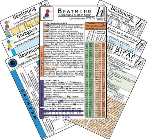 Beatmungs-Karten-Set