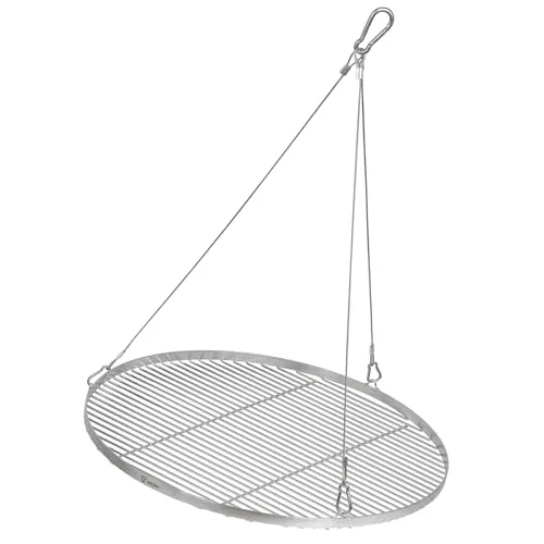 BBQ-Toro Edelstahl Grillrost Rund Ø 70 cm – Vielseitiges Grillzubehör - Das BBQ-Toro Edelstahl Grillrost ist ideal für Schwenk- und Dreibeingrills. Mit 70 cm Durchmesser und stabiler Seilaufhängung gelingt jedes Grillgut mühelos. Langlebig und leicht zu reinigen für ein optimales Grillerlebnis.