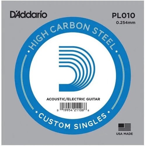 Einzelsaite E-Gitarre D'Addario PL010  NEU