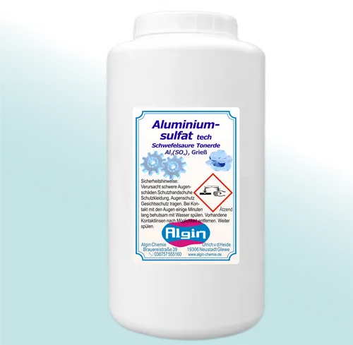 Aluminiumsulfat 1kg tech Hortensien Azaleen Blütenblau Isoliersalz Flockungsmitt