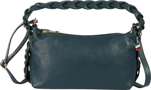FLORENCE Umhängetasche Damen aus Leder in Petrolblau - Elegante FLORENCE Umhängetasche aus hochwertigem Leder in petrolblau. Mit kompakten Maßen von 25cm x 14cm ist sie ideal für den täglichen Gebrauch und überzeugt durch stilvolles Design und praktische Ausstattung.