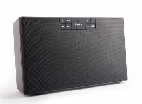 Block C Streaming-Lautsprecher - Schwarz - Sonstiges HiFi Zubehör mit mächtigem Bass und klaren Höhen, Multiroom-Funktion und Unterstützung für Spotify Connect, Bluetooth und Internetradio.