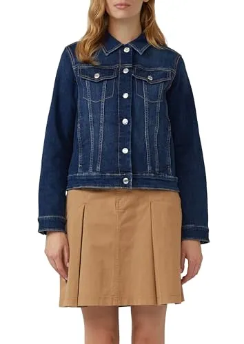 s.Oliver Jeansblazer mit Taschen blau XS (34) - Trachtenmode - atmungsaktiver und elastischer Jeansblazer mit praktischen Taschen, ideal für lässige Anlässe und eine perfekte Passform.