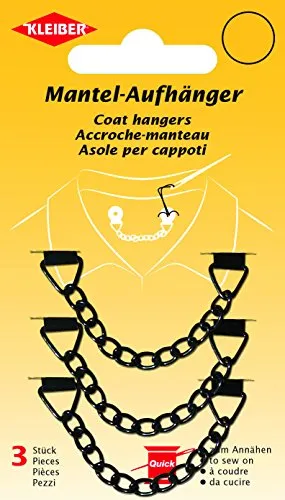 Kleiber Mantel-Aufhänger 3er-Set in schwarz von Kleiber