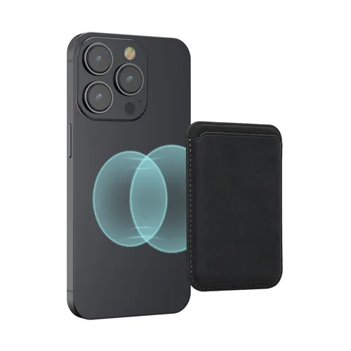 Wallet Kartenhalter für Apple iPhone 16 15 14 13 12 Serie Karten Hülle