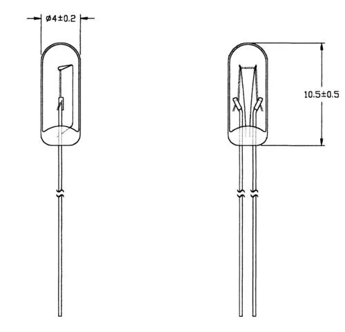 Barthelme 21616500 Spezialglühlampe Klar T1 1/4 WT 16V 50mA 1 Set
