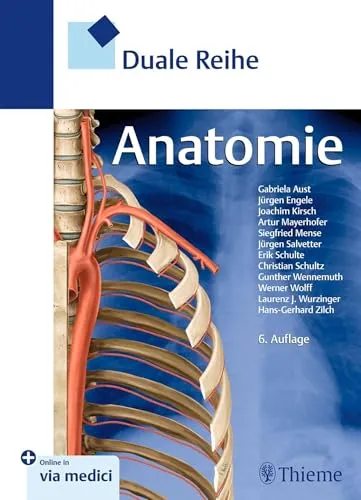 Duale Reihe Anatomie - Umfassendes Lehrbuch für Medizinstudenten, bietet detaillierte Illustrationen und Erklärungen zur menschlichen Anatomie.