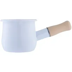 GRÄWE Milchtopf emailliert weiß