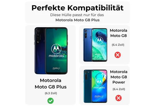 betterfon Handyhülle Handytasche für Motorola Klapphülle Wallet Case, Bookstyle-Hülle: Magnetverschluss 3 Kartenfächer & Standfunktion