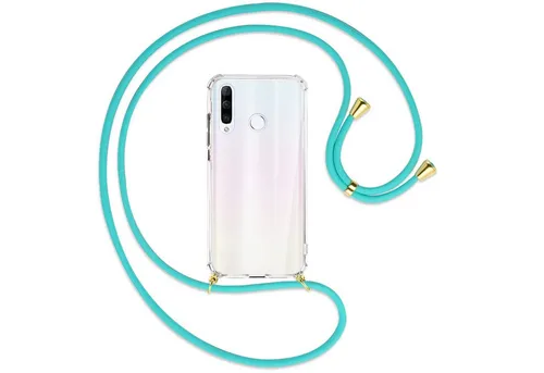 mtb more energy Handykette für Huawei P30 Lite [NC-013-G], Umhängehülle mit Band [NC-013-G]