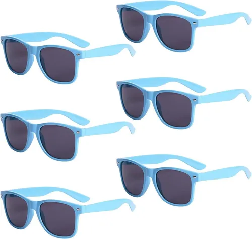 Unning 6er Set Bunte Neon Sonnenbrillen - Bunte Sonnenbrillen für jeden Anlass: Ideal für Partys, Urlaub und Freizeit. Leichtes, flexibles Gestell mit UV-Schutz für optimalen Tragekomfort. 6 lebendige Farben sorgen für Spaß und Stil!