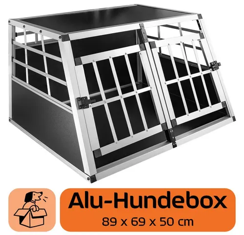 Petigi Aluminium Hundetransportbox 89 x 69 x 50 cm