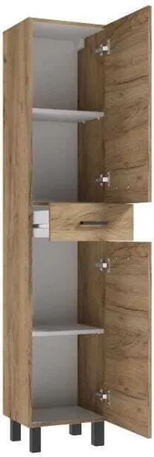 Badezimmersäule stehend auf Beinen Craft Eiche 169 cm Mea