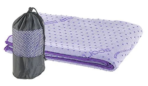 PEARL Sports Yogahandtuch mit Noppen