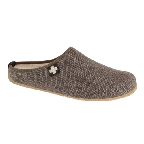 Living Kitzbühel - Jute Cotton Gipfelkreuz - Pantoffeln (45 EU Wood)
