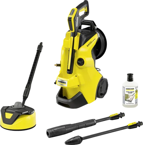 Kärcher K4 Premium Power Control Flex Home - Hochdruckreiniger mit flexiblen 8m Schlauch und App-Unterstützung für optimale Nutzung. Ideal für schnelle, spritzwasserfreie Reinigung von Terrassen und Wänden.