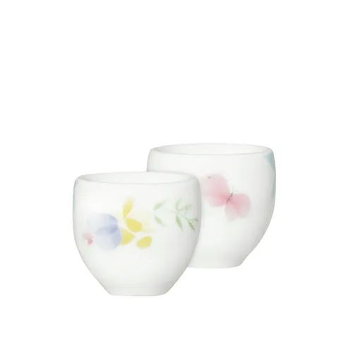 Hutschenreuther Frühlingsgrüße Set Eierbecher Blumenwiese 2-tlg. im Geschenkkarton