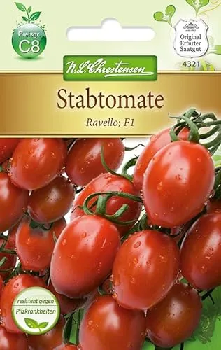 N.L.Chrestensen 4322, Stabtomaten San Marzano 3, Rot in rot von N.L. Chrestensen