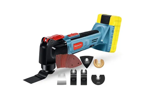 Fanztool Multitool Akku Multifunktionswerkzeug 20V EC Motor - Multifunktionswerkzeug mit 20V EC Motor, 6 variable Drehzahlregelungen und 4° Oszillationswinkel, ideal für präzise Arbeiten in Heimwerk und Profi-Einsatz.
