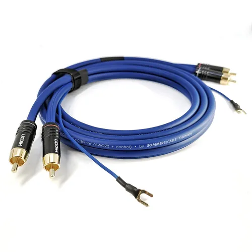 Selected Cable 1m NF Phonokabel Sinus Control 2x 0,35mm² + 1x GND Erdung SC81-K3