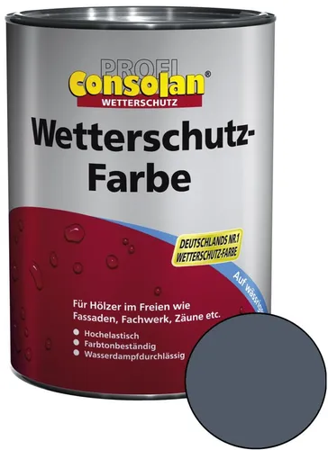 Consolan Wetterschutz-Farbe Schiefer-Blaugrau 750 ml NEUWARE Art. Nr. 5075922