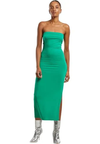 Urban Classics Damen Bandeau Midi Kleid von Urban Classics
