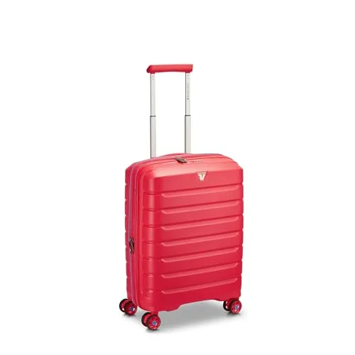 RONCATO B-Flying Cabin Spinner 55 20 Exp S - Handgepäck Trolley in Spot Radiant Red, kompakt, leicht und ideal für Kurztrips mit vielen Fächern