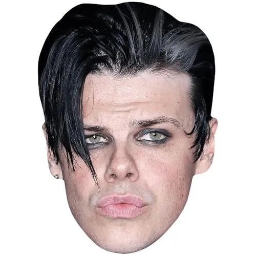 Yungblud (Serious) Maske aus Karton von Celebrity Cutouts