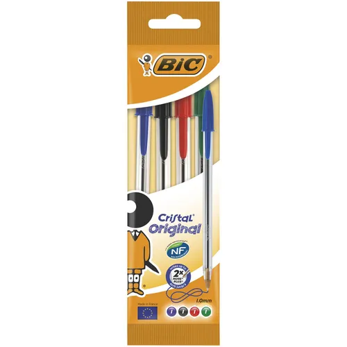 Cristal Original BIC Kugelschreiber Mix AST Etui 4 Stk. von BIC