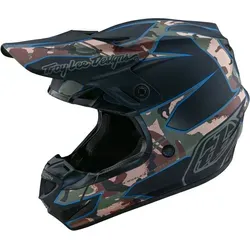 Troy Lee Designs SE4 Polyacrylite Matrix MIPS Motocross Helm, schwarz, XL - Robuster Motocross Helm mit MIPS®-Technologie für zusätzlichen Schutz. Drei Schalengrößen sorgen für optimale Passform und Komfort beim Fahren.