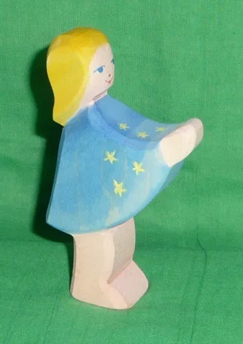 Ostheimer Sterntaler-Kind, Holzfigur, Spieltier