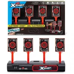 XSHOT 4 Elektronische Zielscheiben von ZURU - Interaktiv und Tragbar - Verfeinere deine Präzision mit 4 interaktiven Zielscheiben. Ideal für drinnen und draußen, mit automatischem Reset und Echtzeit-Feedback. Perfekt für spannende Blaster-Battles!