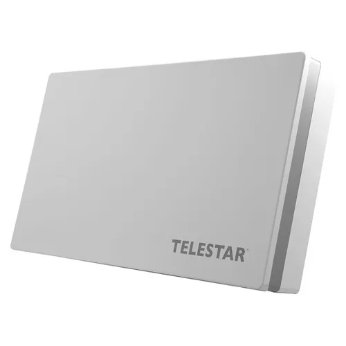 TELESTAR DIGIFLAT 4 Teilnehmer HDTV Sat-Anlage - Flachantenne für 4 Teilnehmer mit fast unsichtbarer Installation, ideal für stationäre Nutzung oder Camping. Inklusive umfangreichem Zubehör für schnelle Montage.