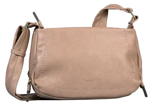Gabor Umhängetasche Kara - Elegante Cross Bag - Umhängetasche in Rose mit Schmuckzipper, ideal für Ordnung und Stil. Verstellbarer Schulterriemen für bequemes Tragen und praktische Fächeraufteilung.