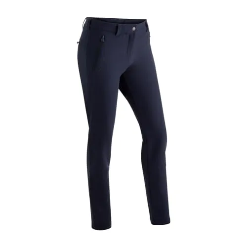 Maier Sports Helga Slim - Warme Damen Wanderhose - Wasserabweisende Wanderhose für Trekking und Hiking, ideal für kalte Tage. Mit elastischem mSTRETCH Pro 2 für hohen Tragekomfort und Bewegungsfreiheit. PFC-frei und schnelltrocknend.
