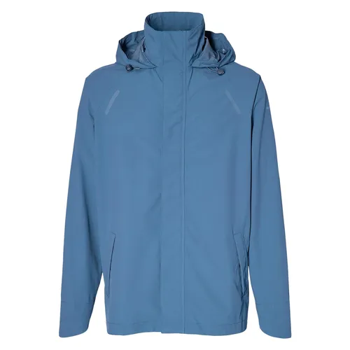 Basil Unisex Hoga Fahrrad-Regenanzug, Horizon Blue, XXL - Radsport-Jacken für Herren, atmungsaktiv und windabweisend, mit verstellbarer Taille und Kapuze für optimalen Schutz bei jedem Wetter.