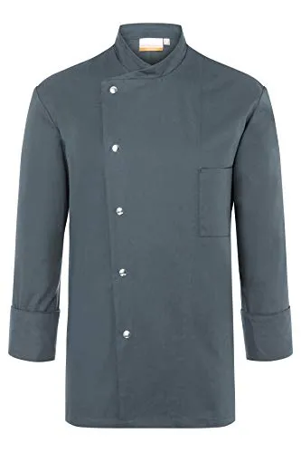 Karlowsky Herren Kochjacke Lars - Pflegeleicht und strapazierfähig - Berufsbekleidung Gastronomie - Hochveredelte Kochjacke aus 65% Polyester und 35% Baumwolle, ideal für den professionellen Einsatz in der Küche.