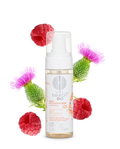 Natura Siberica Little Siberica. Organic certified Baby Bath Foam for Newborns,