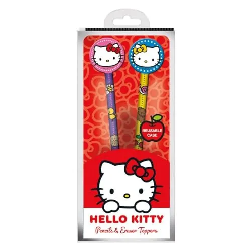 Pyramid Hello Kitty Bleistifte und Aufsätze, 2-teiliges Set