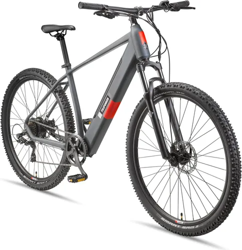 Telefunken MTB E-Bike M919 | 29 Zoll Elektrofahrrad mit Heckmotor - E-Bike für Herren und Damen mit 468 Wh Akku, ideal für Trails und Berge. Der leistungsstarke Heckmotor sorgt für optimalen Grip und Sicherheit auf unwegsamen Pfaden.