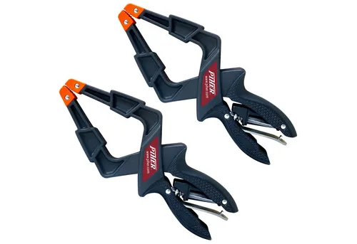 Piher Einhandzwinge 1 Paar Progressiv Spannzange spitz 8,5 x 8,5 cm 52203-2