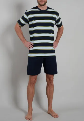 GÖTZBURG Shorty (2 tlg) Kurzarm, Rundhalsausschnitt, kurze Hose, Baumwolle
