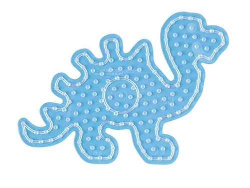 Hama 8215 Kreativset Maxi-Platte - Transparent Dinosaurier, langlebig und flexibel gestaltbar mit hochwertigem Material für kreative Bastelprojekte