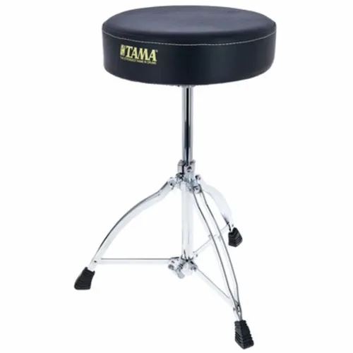 Tama HT130 Drum Throne - Zubehör für Schlaginstrumente, höhenverstellbar von 44 bis 63 cm mit ergonomischem Design für optimalen Sitzkomfort während des Spiels.